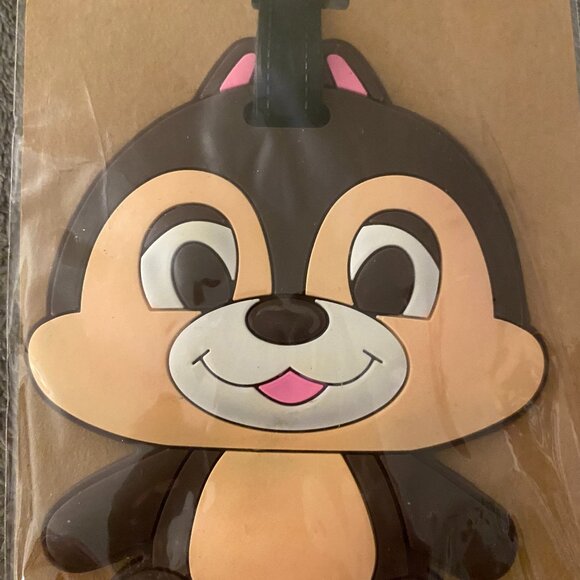 New Chip Chipmunks PVC Travel Baggage Backpack Suitcase Luggage Tags - Picture 1 of 3